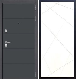 Входная металлическая дверь АРТ ГРАФИТ ФЛ-291 Белый силк сноу 31172 - фото 8810