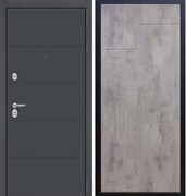 Входная металлическая дверь АРТ ГРАФИТ ФЛ-246 Бетон светлый 31076